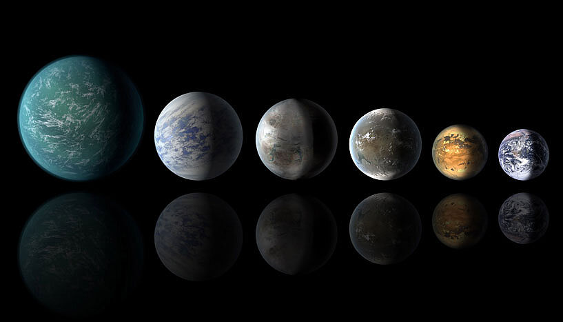 Die Liste pozentiell bewohnbarer Planeten wird immer länger. Die Frage, ob tatsächlich Leben dort möglich sein könnte, beschäftigt WissenschafterInnen bei einer Konferenz an der Universität Wien (Copyright: NASA/Ames/JPL-Caltech).