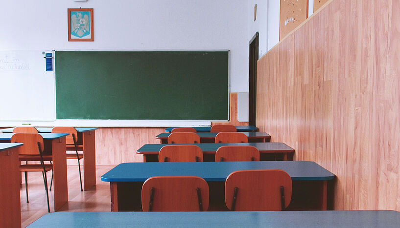 Bild eines Klassenzimmers