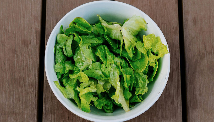 Bild eines Salatkopfes