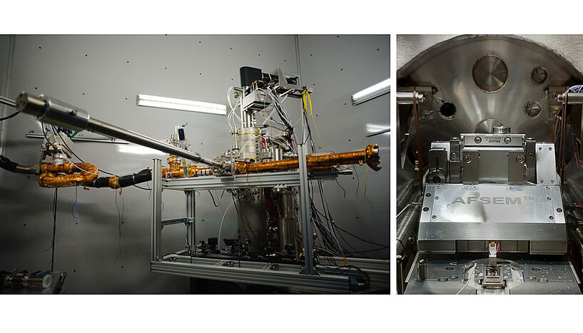 Fig. 1: Picture of photographs of the utilized microscopes.