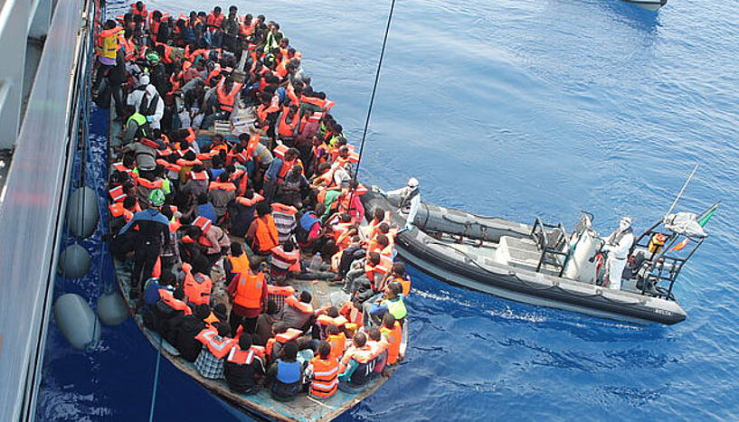 Rettung von Bootsflüchtlingen