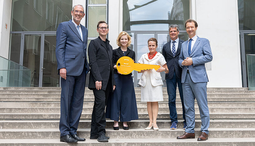Bild einer Visualisierung des neuen Science Communication Center.