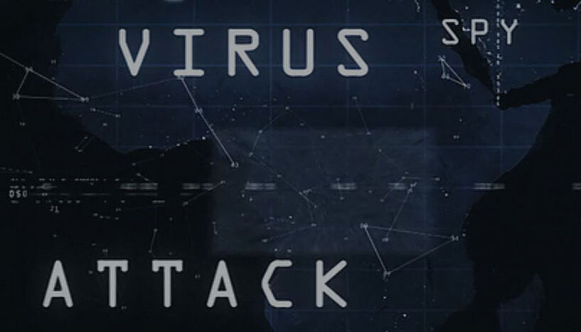 Grafik mit Schrift Virus, Spy und Attack