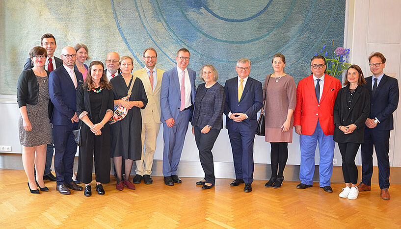 Gruppenfoto der diesjährigen Vortragenden und MitarbeiterInnen der Sommerhochschule der Universität Wien.