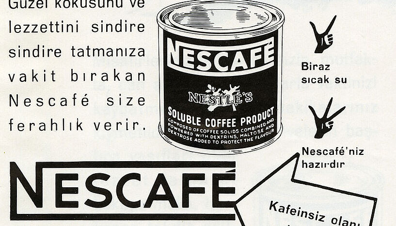 Werbung für Nescafé