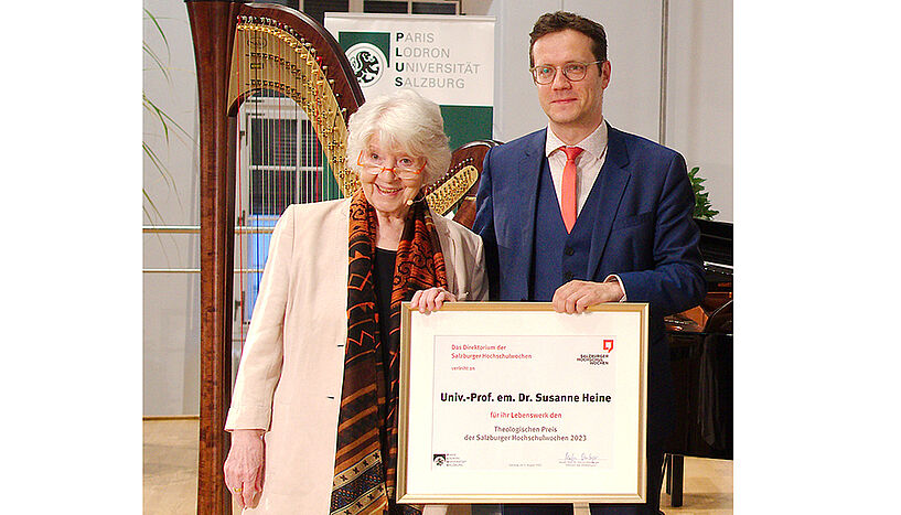 Susanne Heine erhält Theologischen Preis der Salzburger Hochschulwochen.
