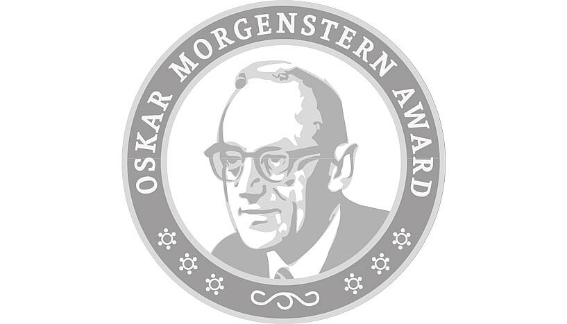 Das Emblem der Oskar Morgenstern-Medaille