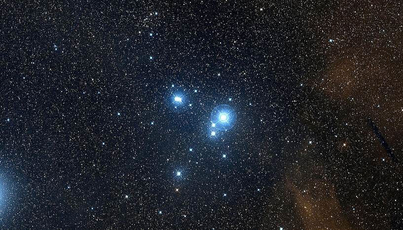 IC 2391: Ein optisches Bild des Sternhaufens IC 2391, auch bekannt als 