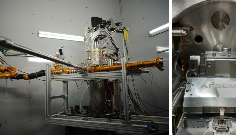 Fig. 1: Picture of photographs of the utilized microscopes.