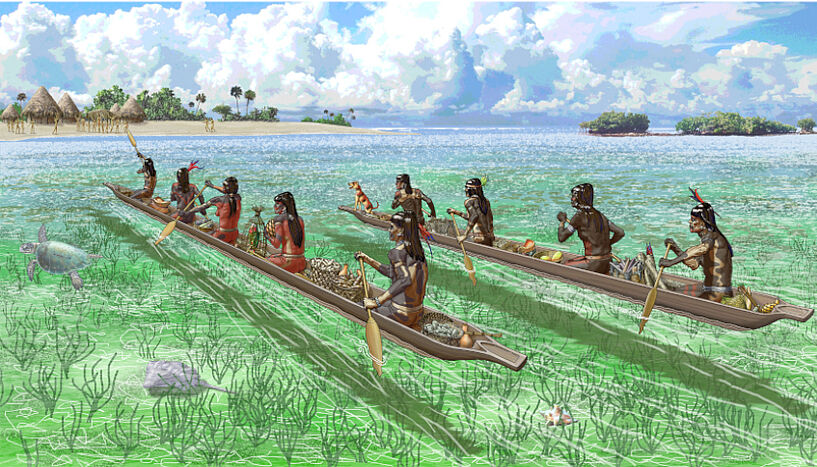 Illustration indigenes Volk